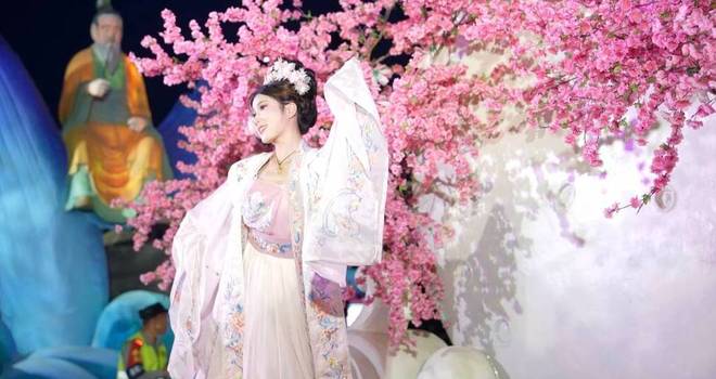 九遊娛樂：文旅新地標！來肥城“夢幻桃花源”開啟沉浸式夢幻之旅(圖2)
