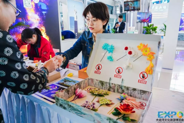 “網紅”非遺絨花、騎行和飛躍南京VR體驗……南京驚豔亮相首屆大運河文化旅遊博覽會(圖5)