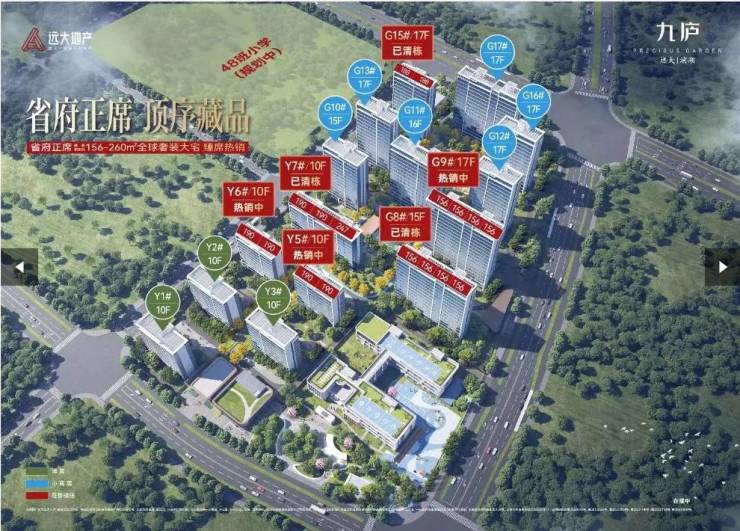 合肥遠大九廬售樓電線樓盤單價-總價-低密獨棟-購房優惠公示(圖5)